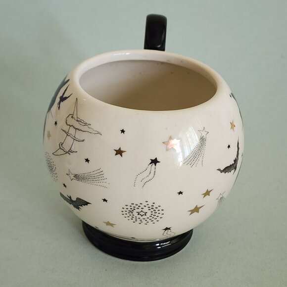Anthropologie Florence Balducci Mug Black Cat Halloween NEW - Picture 3 of 7